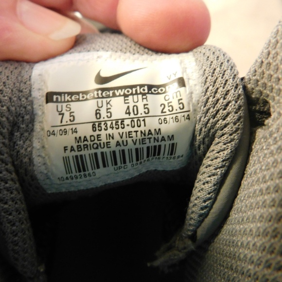 Nike Men's Stutter Step 2 Sneakers Sz 7.5 Black & Orange Air Max 653455-001 - Picture 5 of 8